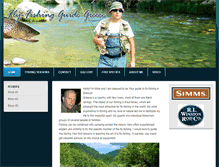 Tablet Screenshot of flyfishingguidegreece.com